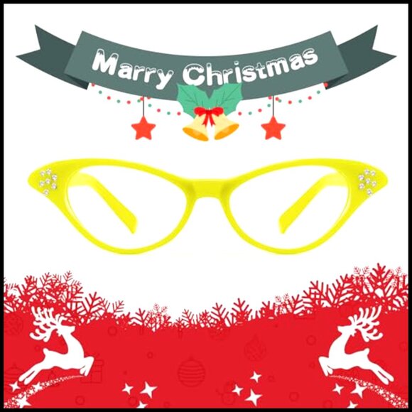 Plastic Cat Eye Sunglasses with Rhinestones, UV400 Protection, Vintage Style main image 6